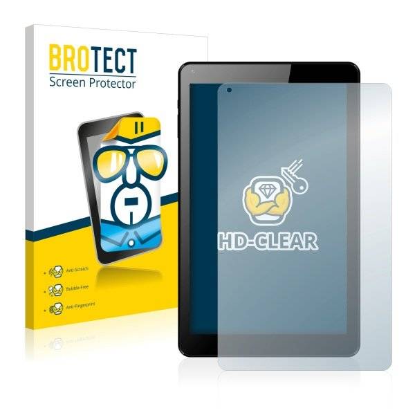 2x BROTECT® HD-Clear Displayschutzfolie für Odys Falcon 10