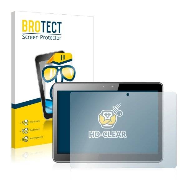 2x BROTECT® HD-Clear Displayschutzfolie für Essentielb Smarttab 1004XS
