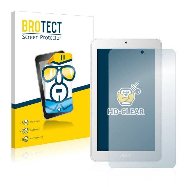 2x BROTECT® HD-Clear Displayschutzfolie für Acer Iconia One 7 B1-7A0