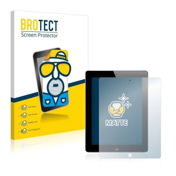 2x BROTECT® Matt Displayschutzfolie für Apple iPad 3. Generation (Wi-Fi + 4G, 2012)