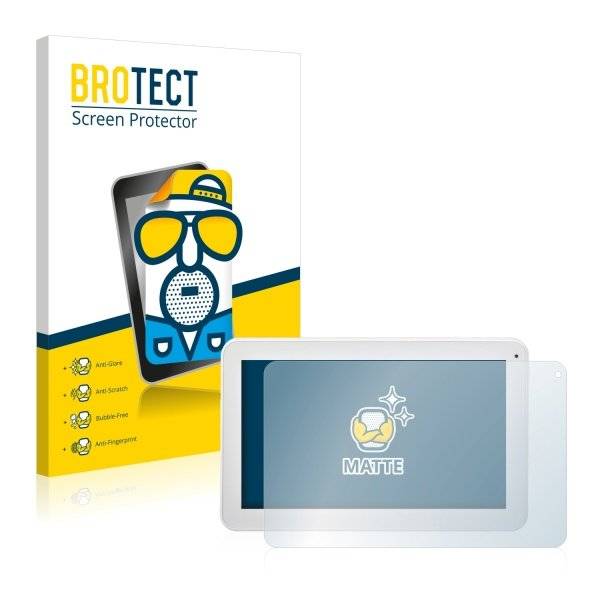 2x BROTECT® Matt Displayschutzfolie für Polaroid Tablet 10.1 16 Go (2013)