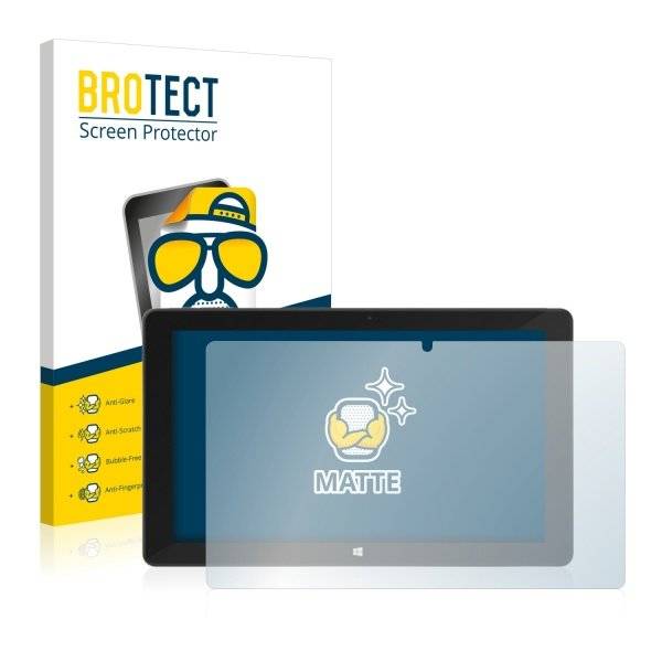 2x BROTECT® Matt Displayschutzfolie für TrekStor SurfTab Duo W2