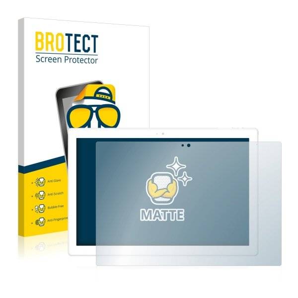 2x BROTECT® Matt Displayschutzfolie für Logicom L-ixir Tab 1046