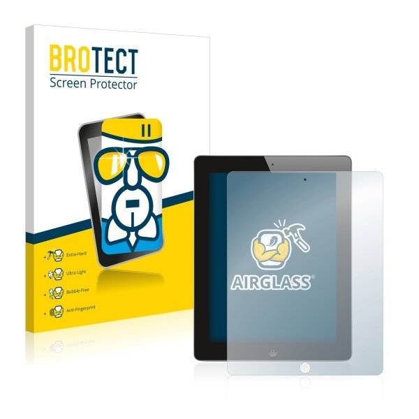 BROTECT® AirGlass® Premium Panzerglasfolie Klar für  Apple iPad 2 Wi-Fi + 3G