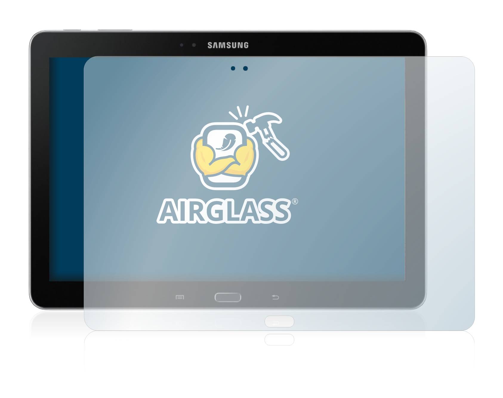 BROTECT AirGlass Glas Panzer-Folie für Samsung Galaxy Note 10.1 2014 Edition LTE SM-P605 - Schutzglas