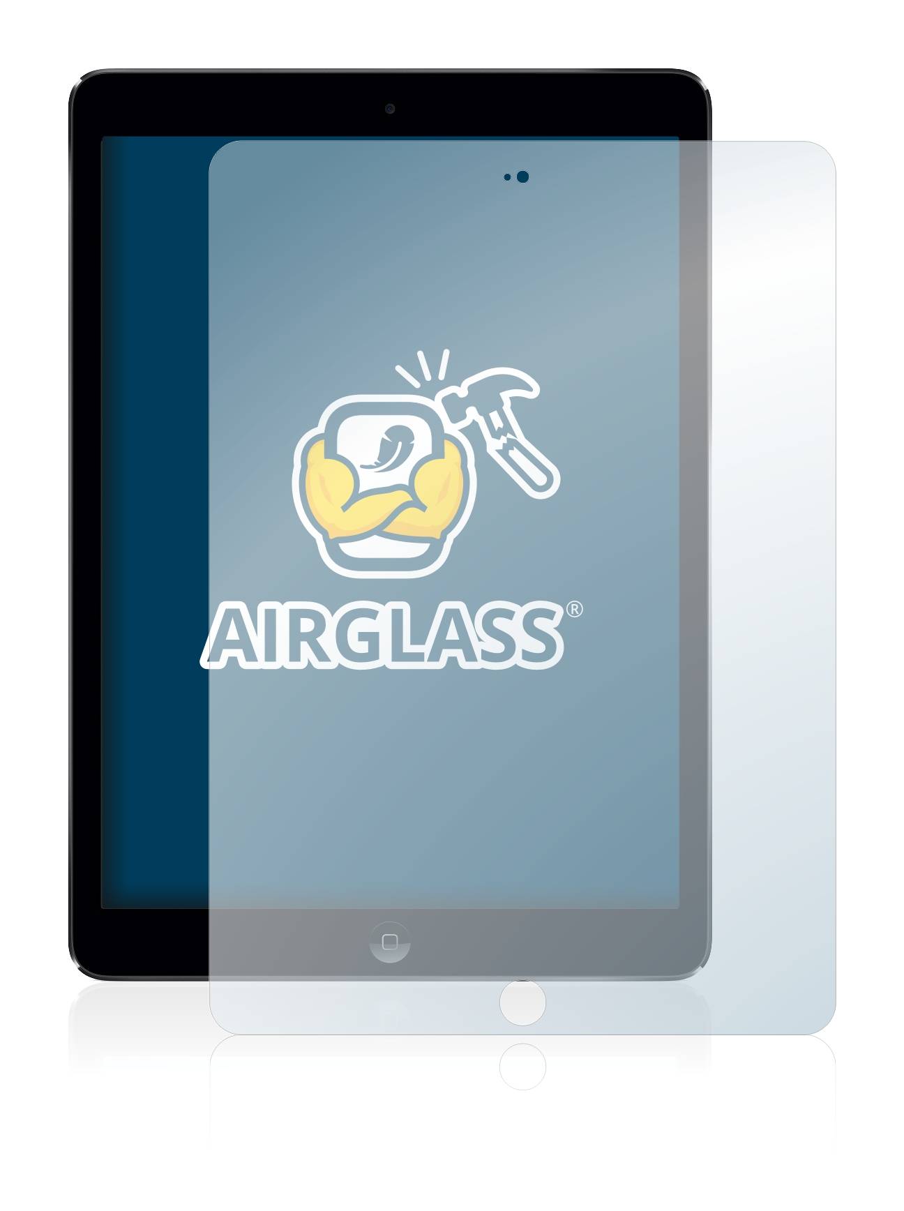 BROTECT AirGlass Glas Panzer-Folie für Apple iPad Air 2013 - Schutzglas
