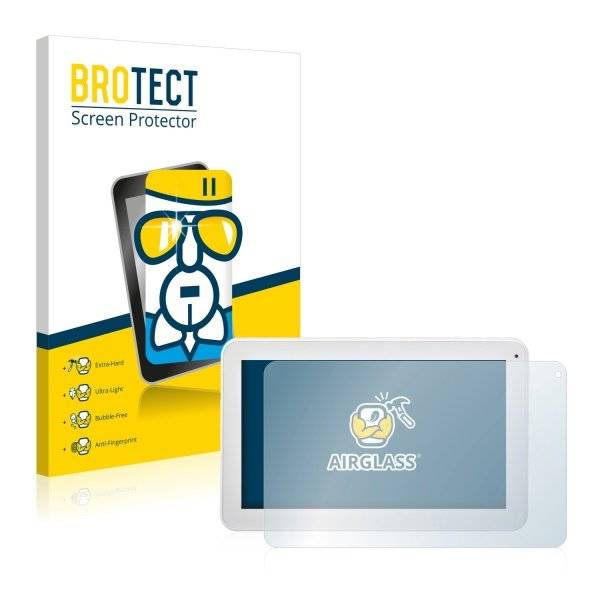 BROTECT® AirGlass® Premium Panzerglasfolie Klar für  Polaroid Tablet 10.1 16 Go (2013)