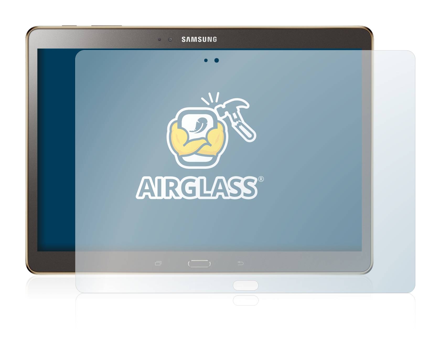 BROTECT AirGlass Glas Panzer-Folie für Samsung Galaxy Tab S 10.5 SM-T800 - Schutzglas