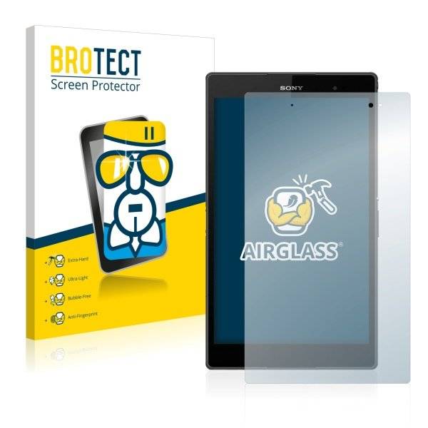 BROTECT® AirGlass® Premium Panzerglasfolie Klar für Sony Xperia Z3 Tablet Compact SGP611, SGP612