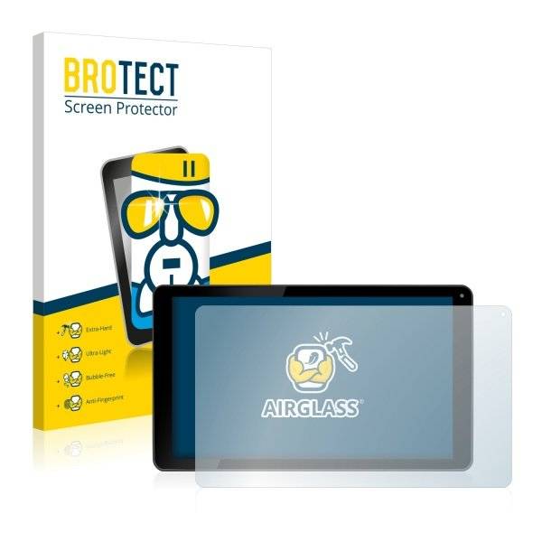 BROTECT® AirGlass® Premium Panzerglasfolie Klar für  Hannspree HannsPad T75B - 10.1 WIFI