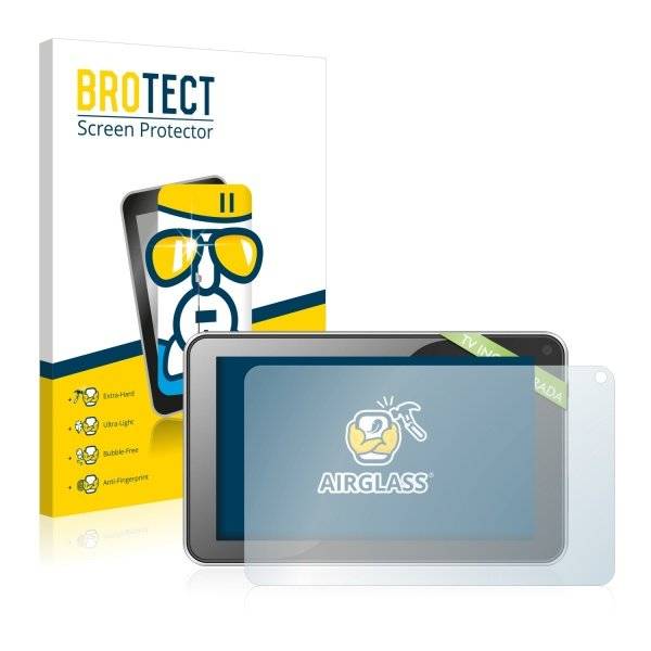 BROTECT® AirGlass® Premium Panzerglasfolie Klar für  Leotec L-Pad Pulsartv LETAB717