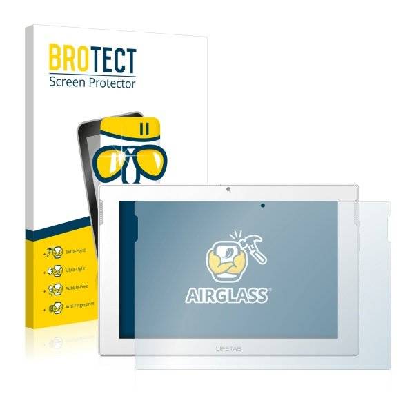 BROTECT® AirGlass® Premium Panzerglasfolie Klar für Medion Lifetab S10345 (MD99042)