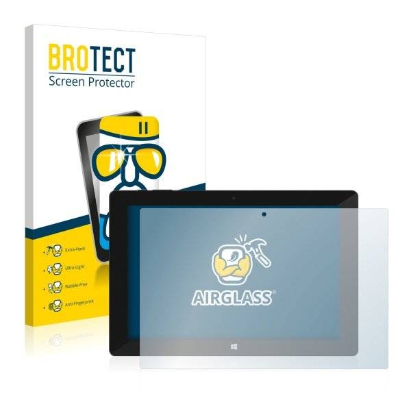 BROTECT® AirGlass® Premium Panzerglasfolie Klar für  TrekStor SurfTab Wintron 10.1 Pure
