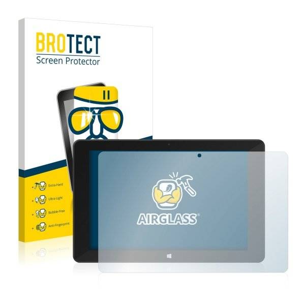 BROTECT® AirGlass® Premium Panzerglasfolie Klar für TrekStor SurfTab Duo W1