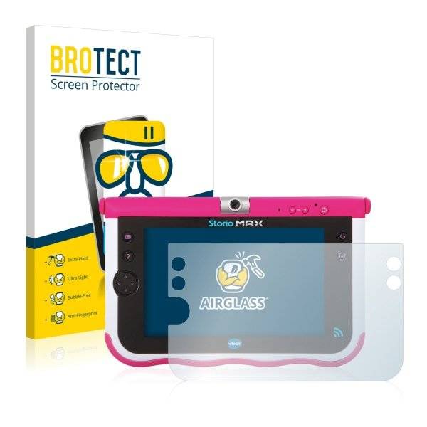 BROTECT® AirGlass® Premium Panzerglasfolie Klar für  Vtech Storio Max 7 (Pink)