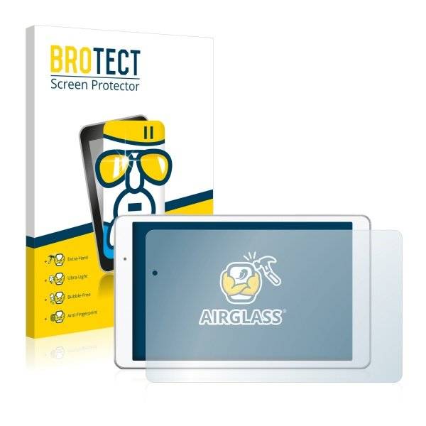 BROTECT® AirGlass® Premium Panzerglasfolie Klar für  Huawei QuaTab02