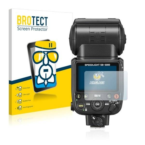BROTECT® AirGlass® Premium Panzerglasfolie Klar für Nikon SB-5000