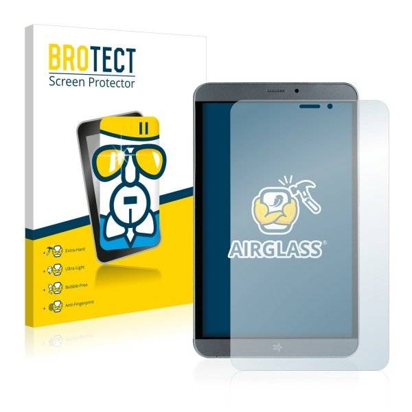 BROTECT® AirGlass® Premium Panzerglasfolie Klar für  Mediacom Smartpad i2 8 M-SP8I2A