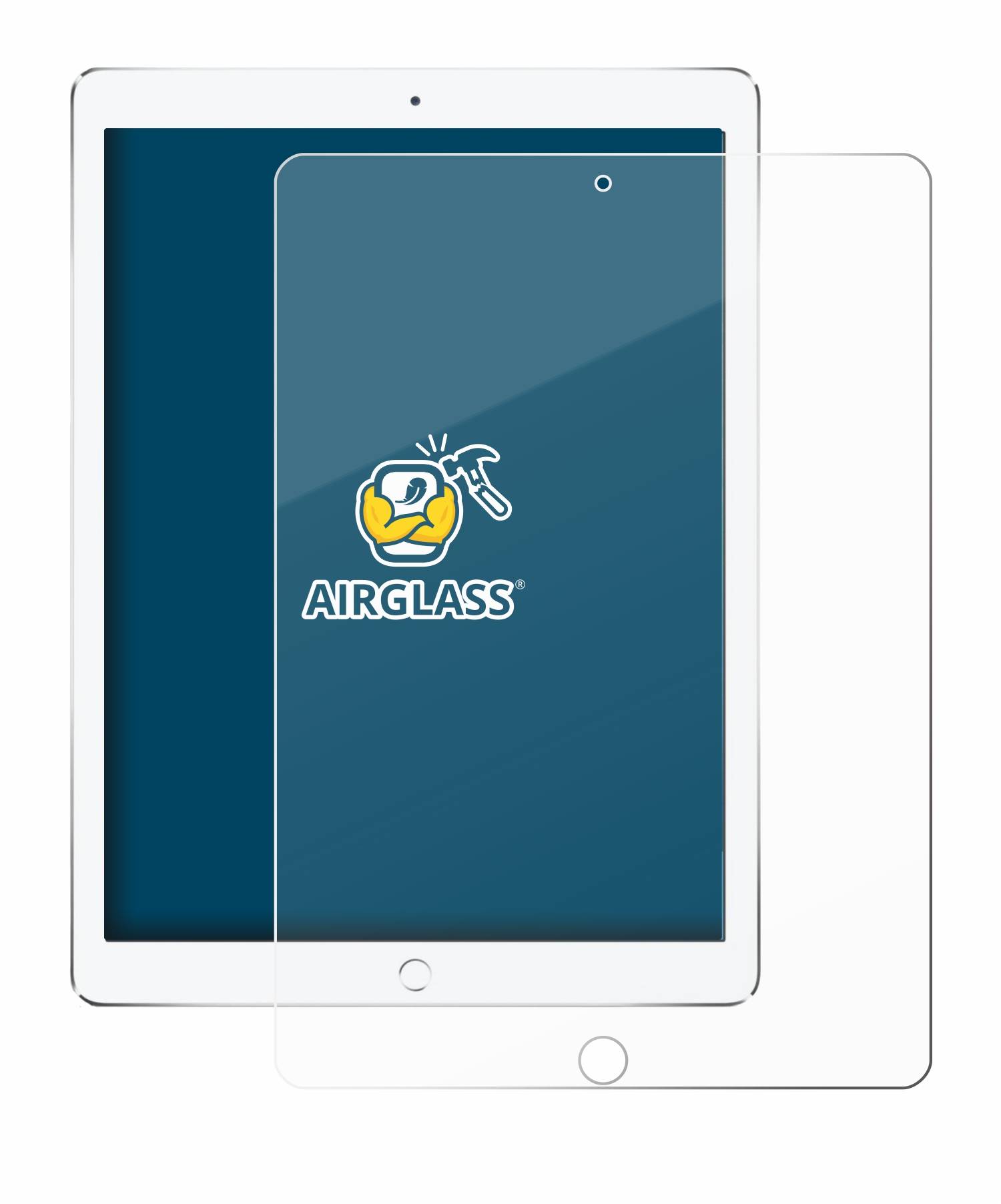 BROTECT AirGlass Glas Panzer-Folie für Apple iPad Pro 10.5 2017 - Schutzglas