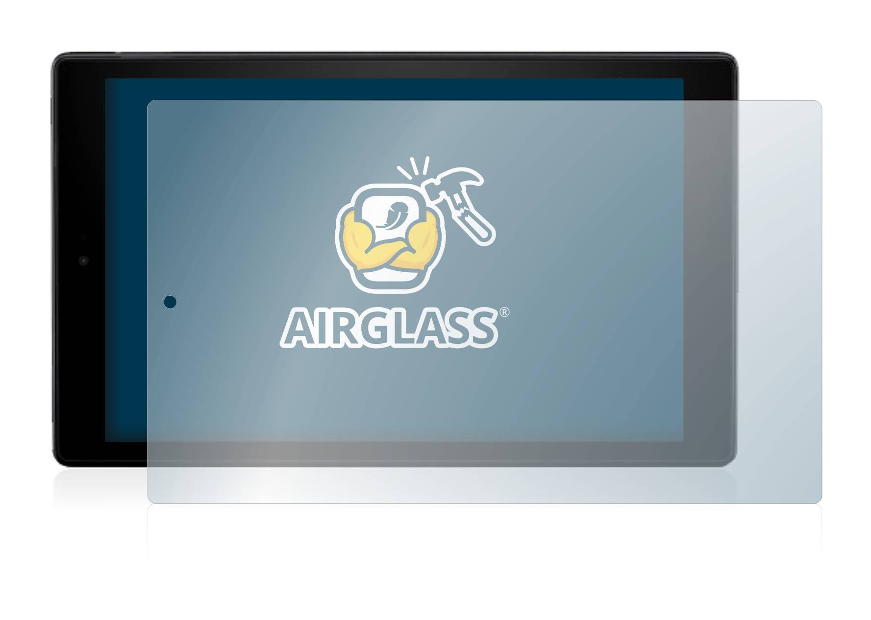 BROTECT AirGlass Glas Panzer-Folie für Amazon Fire HD 10 2017 (7. Gen.) - Schutzglas