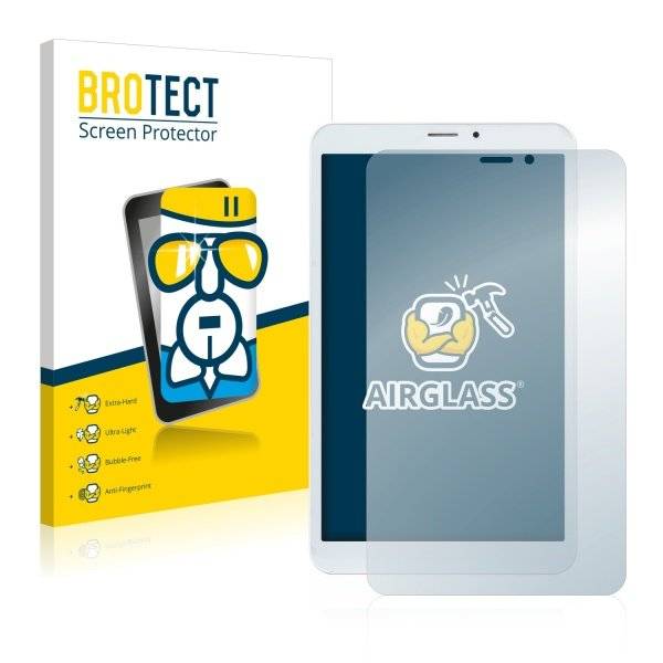 BROTECT® AirGlass® Premium Panzerglasfolie Klar für  Mediacom SmartPad 8.0 S2  4G