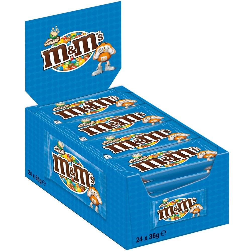 m&m's Crispy 24×36g Inhalt: 864g