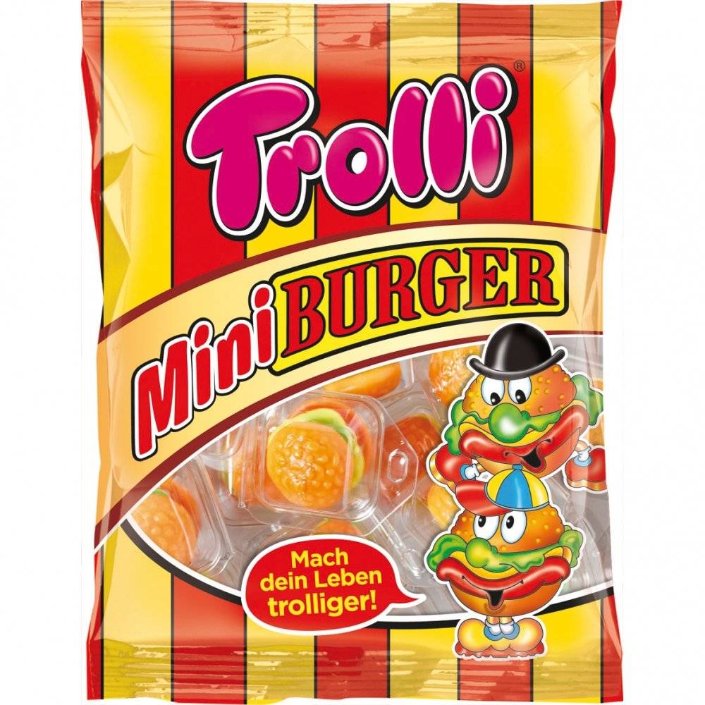 Trolli Mini Burger 17x10g Inhalt: 170g