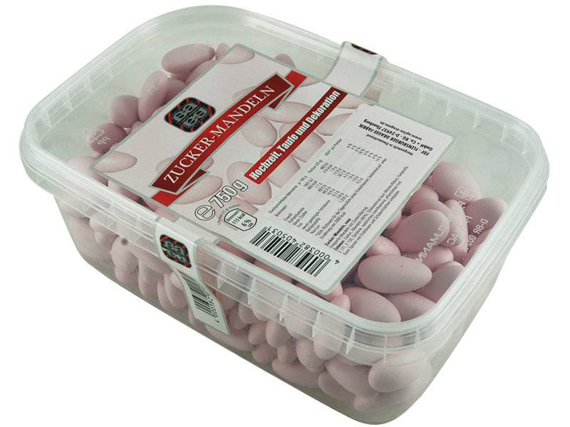 agilus Zucker-Mandeln rosa 750g Inhalt: 750g