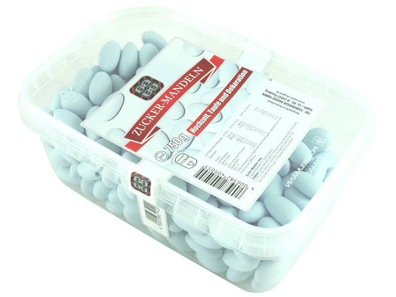 agilus Zucker-Mandeln blau 750g Inhalt: 750g