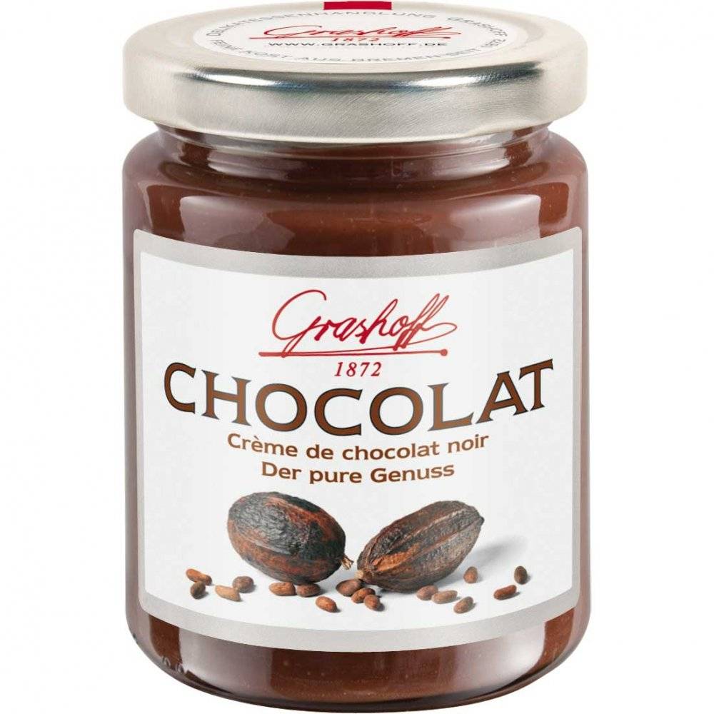 Grashoff Chocolat Crème de chocolat noir 250g Inhalt: 250g