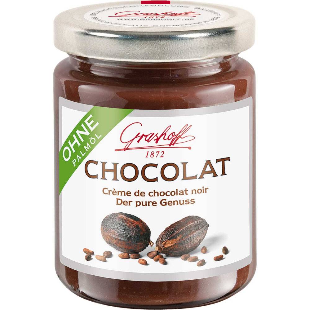 Grashoff Chocolat Crème de chocolat noir 250g Inhalt: 250g