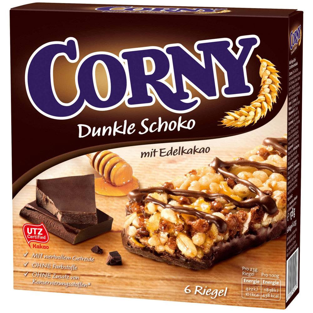 Corny Dunkle Schoko 6er Inhalt: 138g