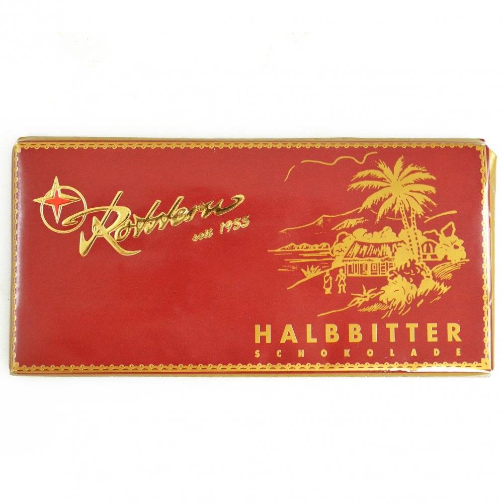 Rotstern Halbbitter-Schokolade Inhalt: 100g
