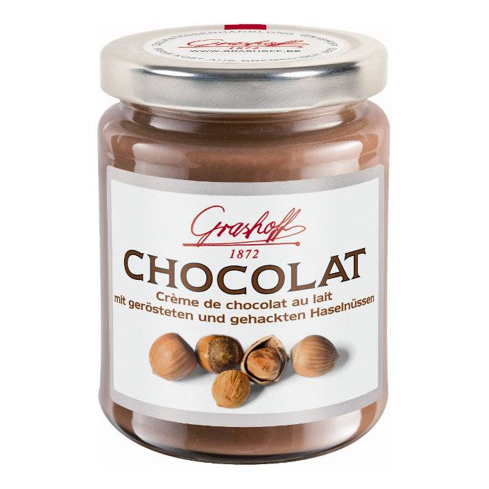 Grashoff Chocolat Crème de chocolat au lait mit Haselnüssen 235g Inhalt: 235g