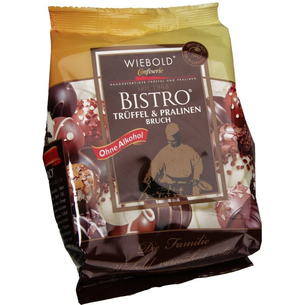 Wiebold Bistro Trüffel & Pralinen Bruch ohne Alkohol 250g Inhalt: 250g