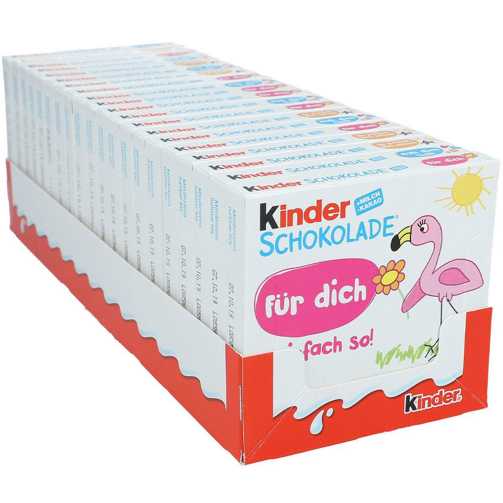 kinder Schokolade 20x50g Inhalt: 1000g