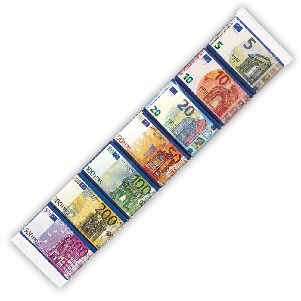 Heidel Euro-Geldstange 7er Inhalt: 52.5g