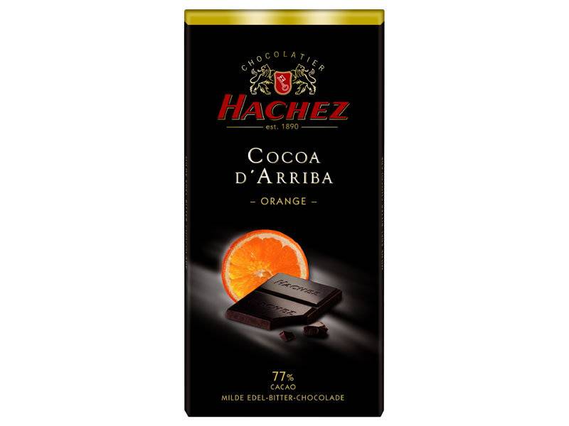 Hachez Cocoa d'Arriba 77% Kakao Orange 100g Inhalt: 100g