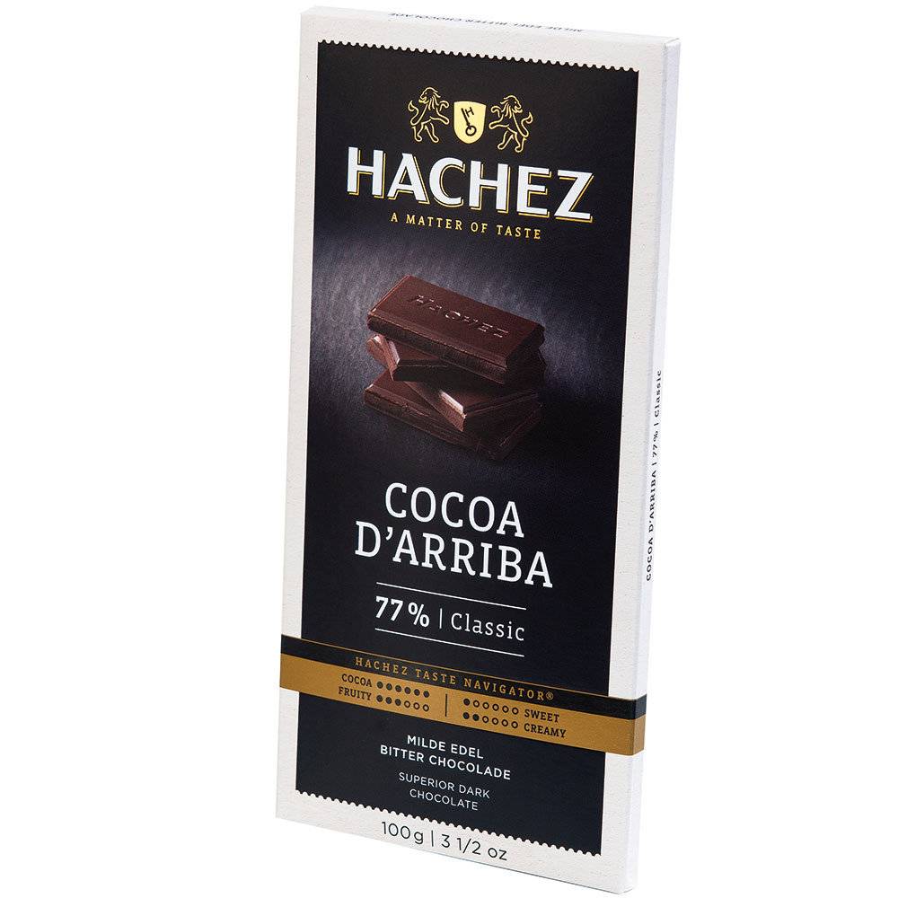 Hachez Cocoa d'Arriba 77% Kakao Classic 100g Inhalt: 100g