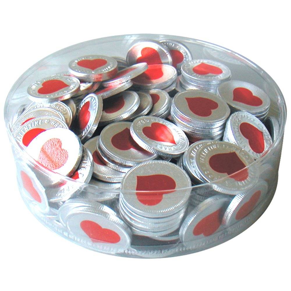 Stereo Schoko-Herz-Münzen 180er Inhalt: 1kg