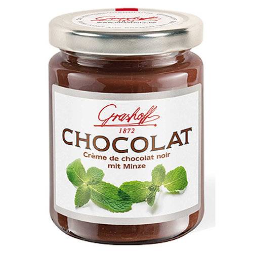 Grashoff Chocolat Crème de chocolat noir mit Minze 250g Inhalt: 250g