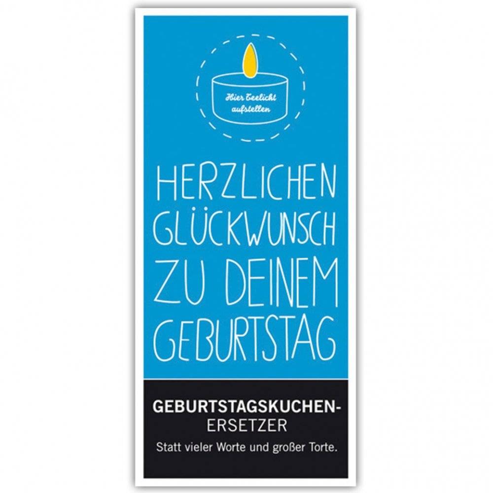 Meybona Geburtstagskuchenersetzer Herzlichen Glückwunsch 100g Inhalt: 100g