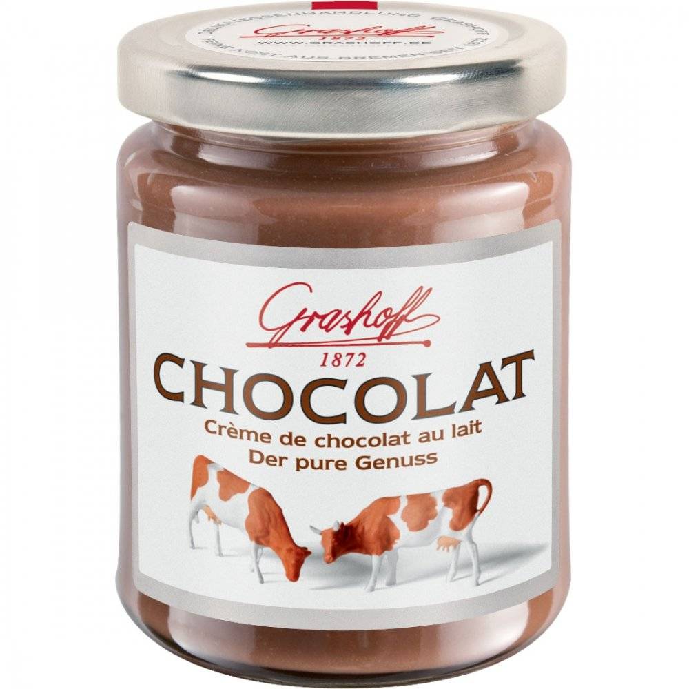 Grashoff Chocolat Crème de chocolat au lait 250g Inhalt: 250g