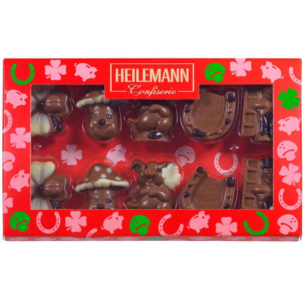 Heilemann Confiserie Geschenkpackung Glücksfiguren 100g Inhalt: 100g