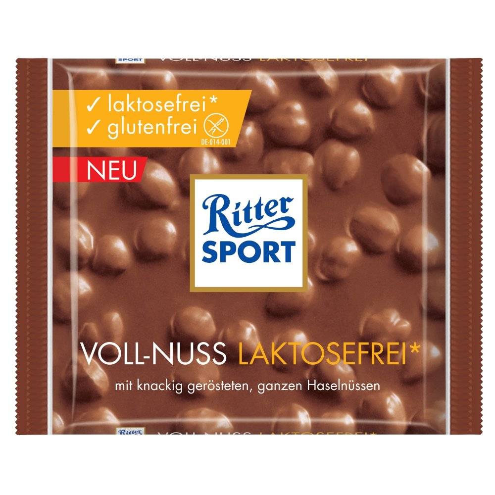 Ritter Sport Voll-Nuss laktosefrei 100g Inhalt: 100g