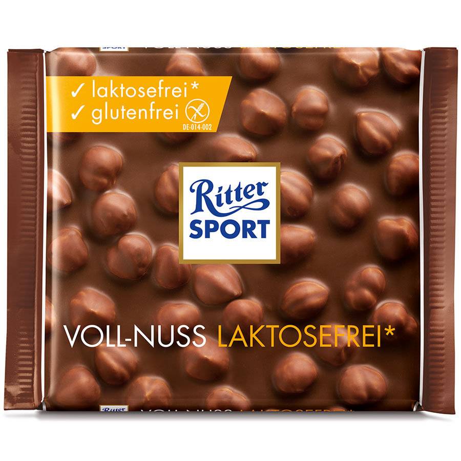 Ritter Sport Voll-Nuss laktosefrei 100g Inhalt: 100g