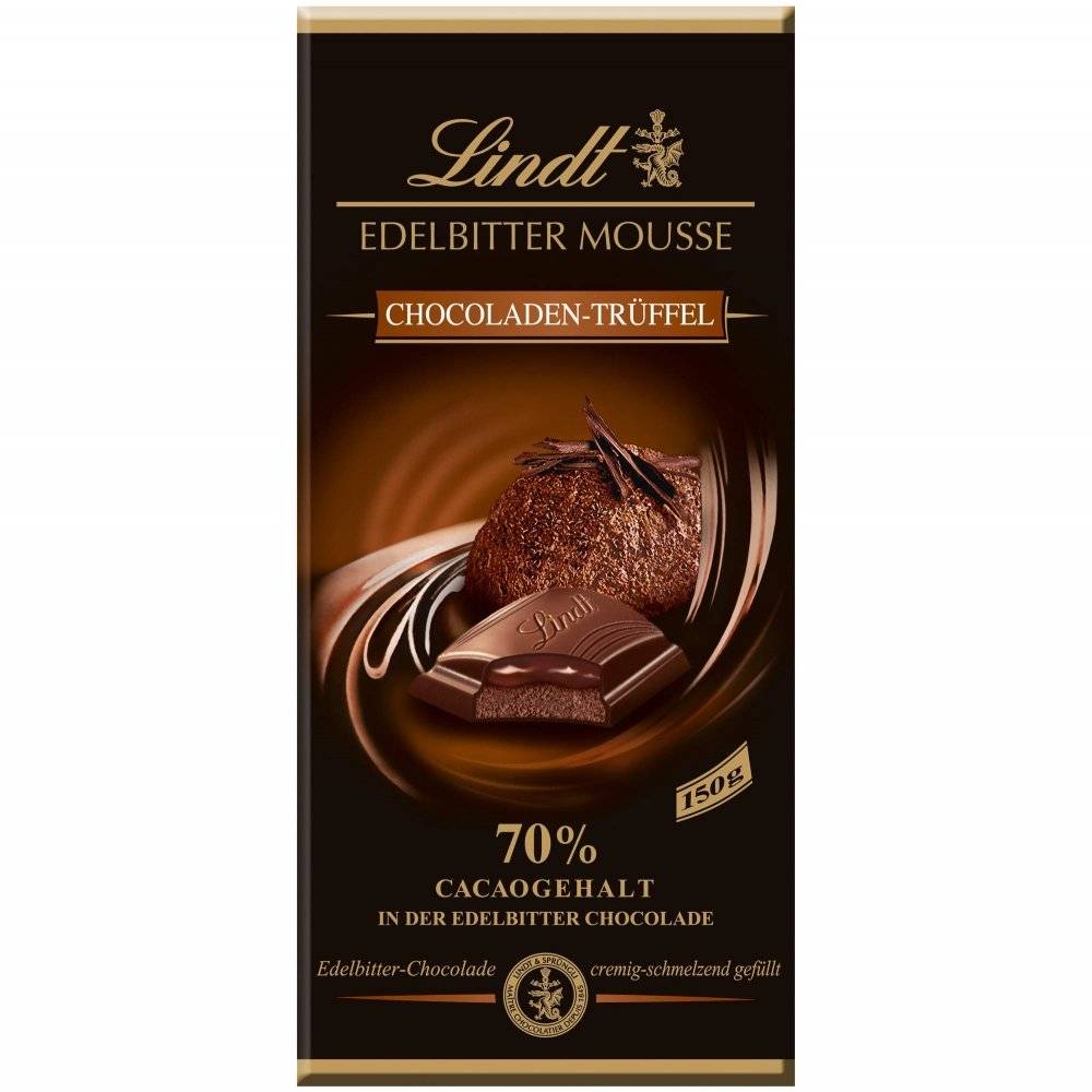 Lindt Edelbitter Mousse Chocoladen-Trüffel 150g Inhalt: 150g