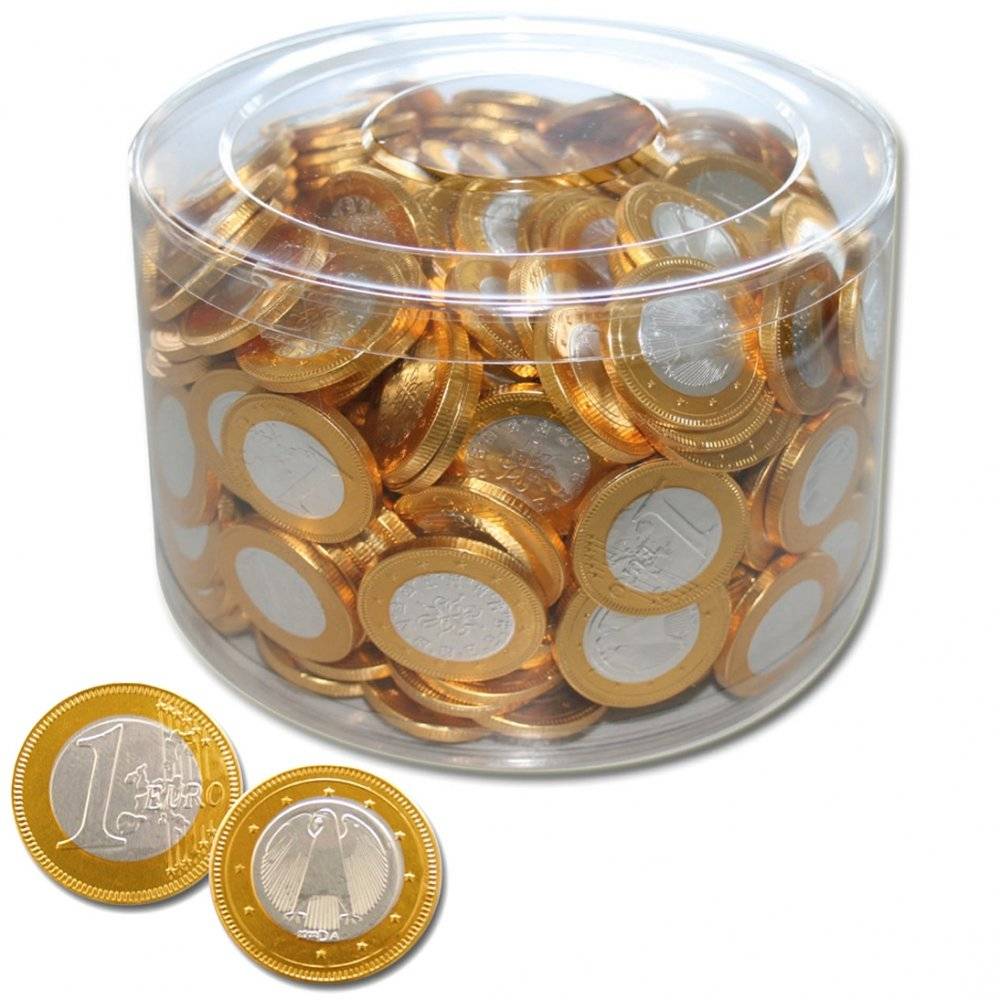 Steenland Schoko-Euros 180er Inhalt: 1000g