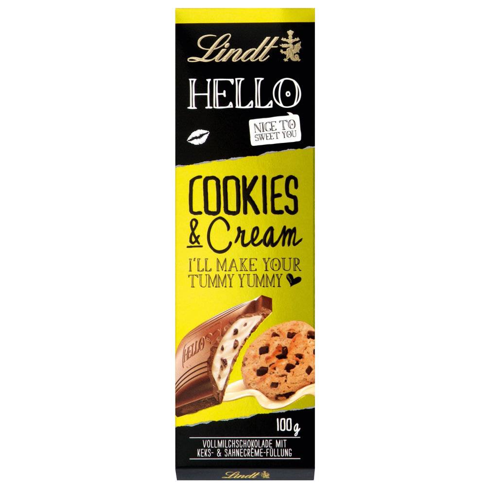 Lindt Hello Cookies & Cream 100g Inhalt: 100g