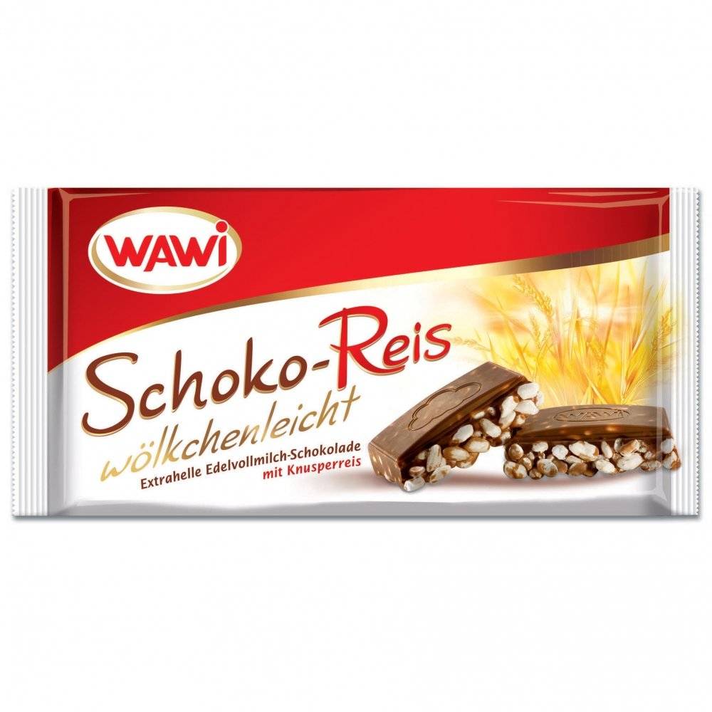 Wawi Schoko-Reis wölkchenleicht Vollmilch 200g Inhalt: 200g
